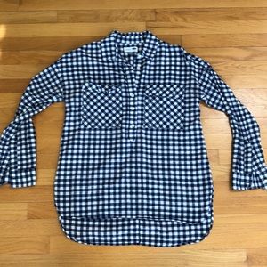 Blue buffalo plaid Old Navy tunic